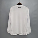 Camisa Manga Longa Real Madrid 10/11 Adidas - Branco
